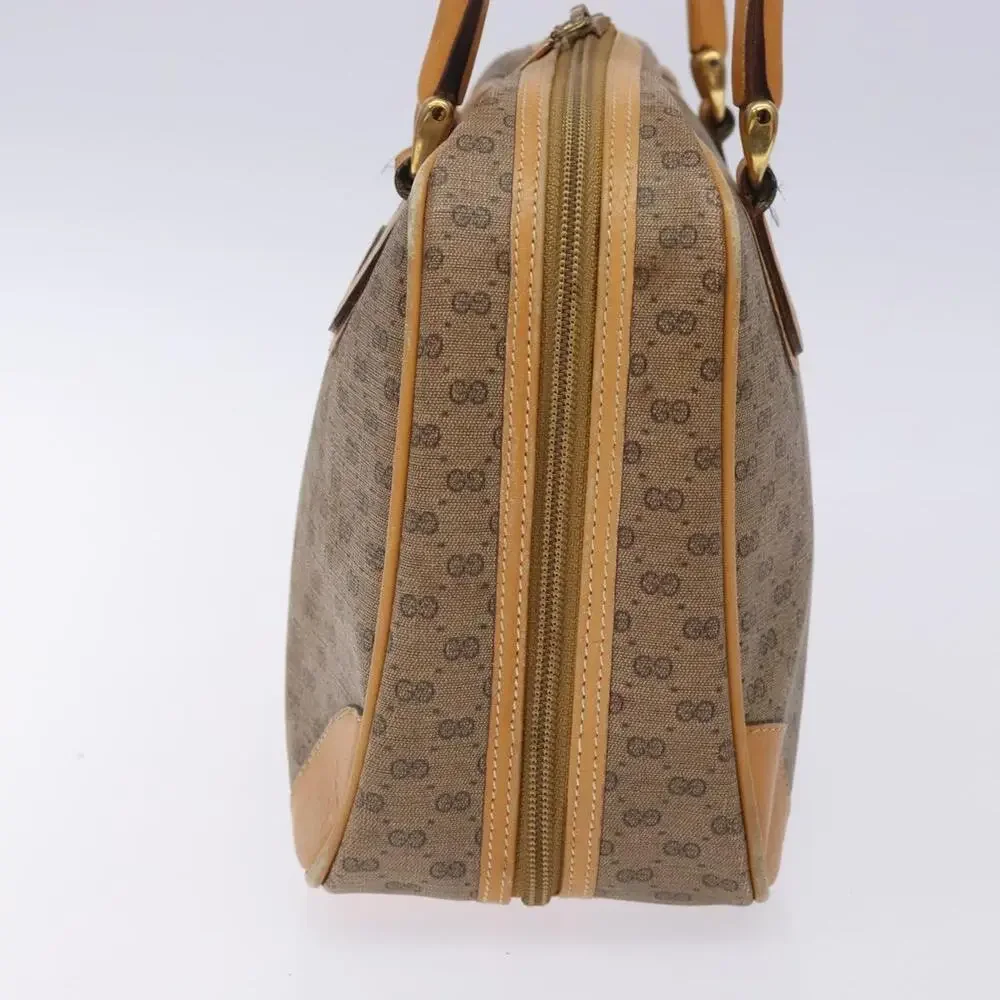 GUCCI Micro GG Supreme Hand Bag Pvc Beige Gold 000 104 000 104 - Picture 4 of 16